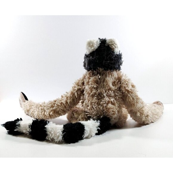 Wild Republic Ring Tailed Lemur Plush Hanging Stuffed  Animal Gray Black 21" - Picture 3 of 4